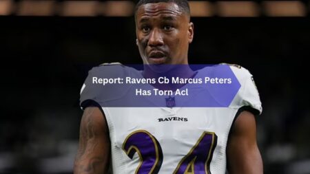 Report: Ravens Cb Marcus Peters Has Torn Acl